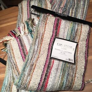 NWT Casa Home fringe throw